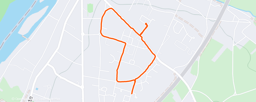 Map of the activity, Petite marche sous la pluie 🌧️👩🏼‍🤝‍👨🏾