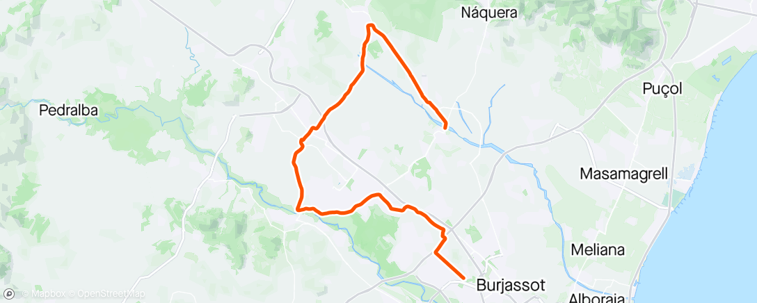 Map of the activity, Afternoon Ride 2
