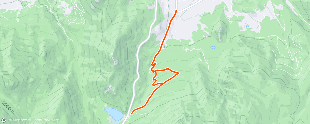 Map of the activity, Morning Trail Run with Harris