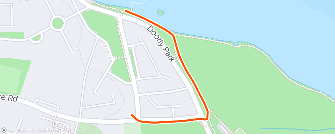 Mapa da atividade, Evening Walk