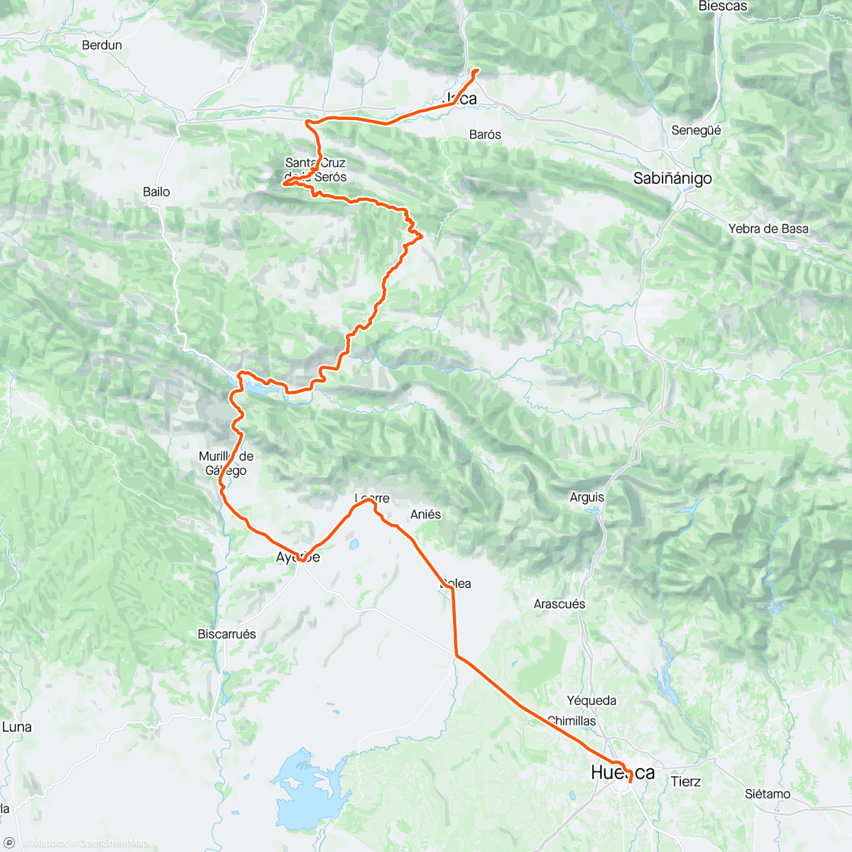 Map of the activity, La Vuelta 🥈🥰🥺
