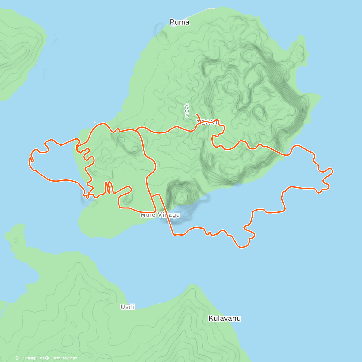 Map of the activity, Zwift - Group Ride: GXY LOW STRATOSPHERE [1.9-2.3wkg] – CAT D (D) on Triple Flat Loops in Watopia