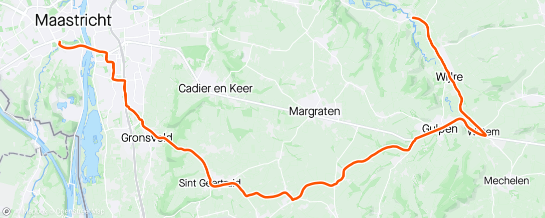 Mapa de la actividad (Ochtendrit)