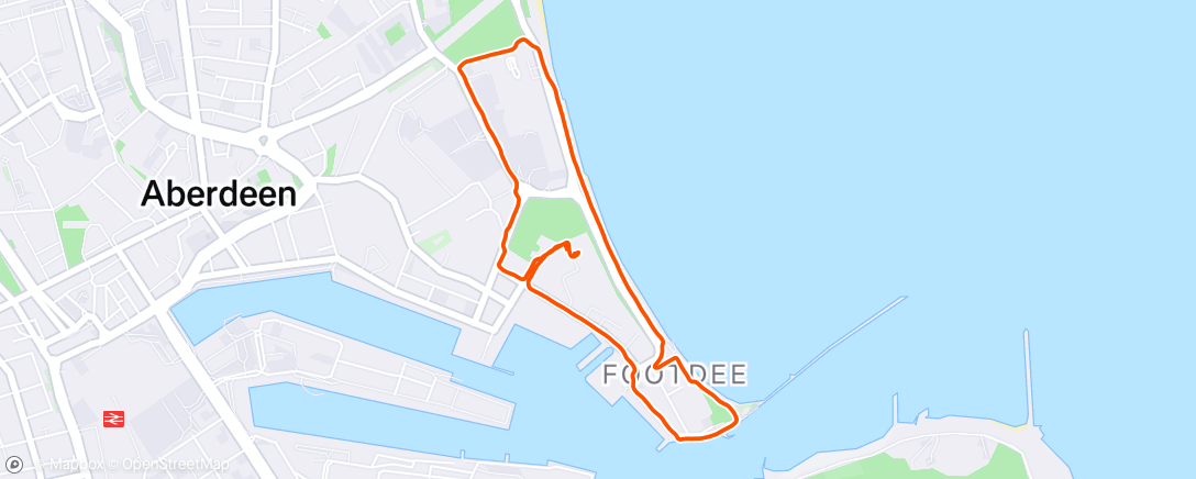 Map of the activity, Lunch Walk