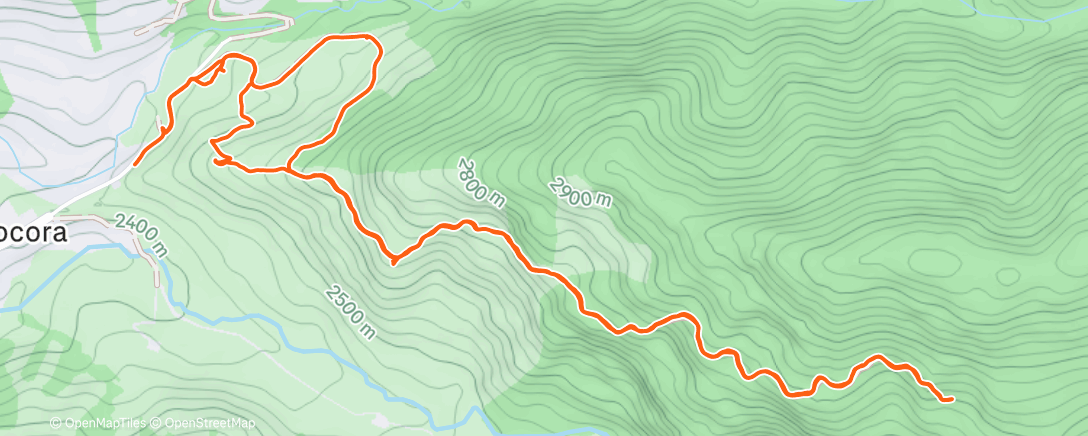 Карта физической активности (Caminatas pretemporada)