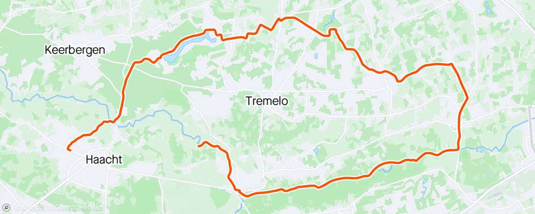 Map of the activity, + 10km