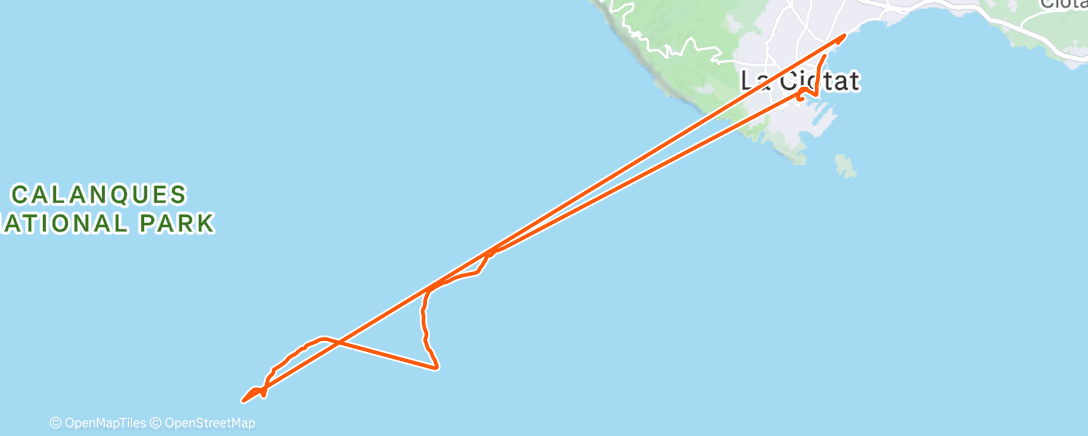 Map of the activity, Run récup très très cool. Bug gps.