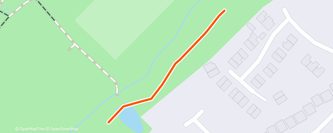 Map of the activity, Morning Run