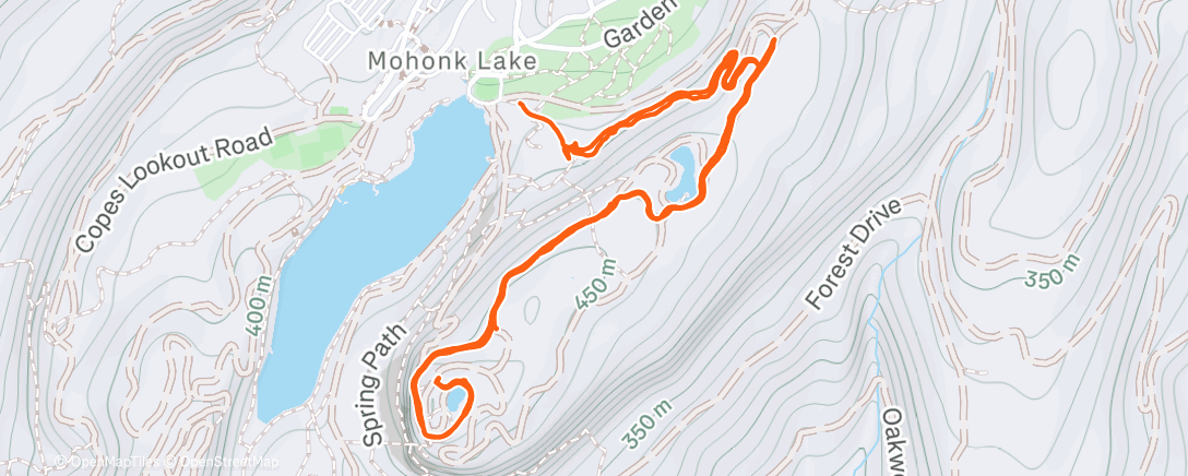 Карта физической активности (Snowshoeing)