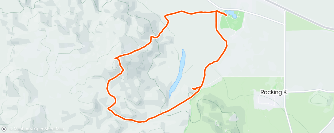 Map of the activity, First Real Sweat of the Season