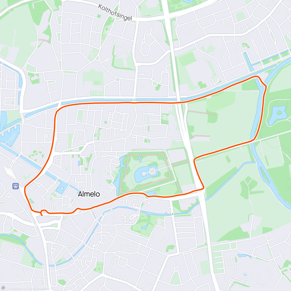 Map of the activity, Hofstraat-Sluiskade Zuidzijde-Brugstraat