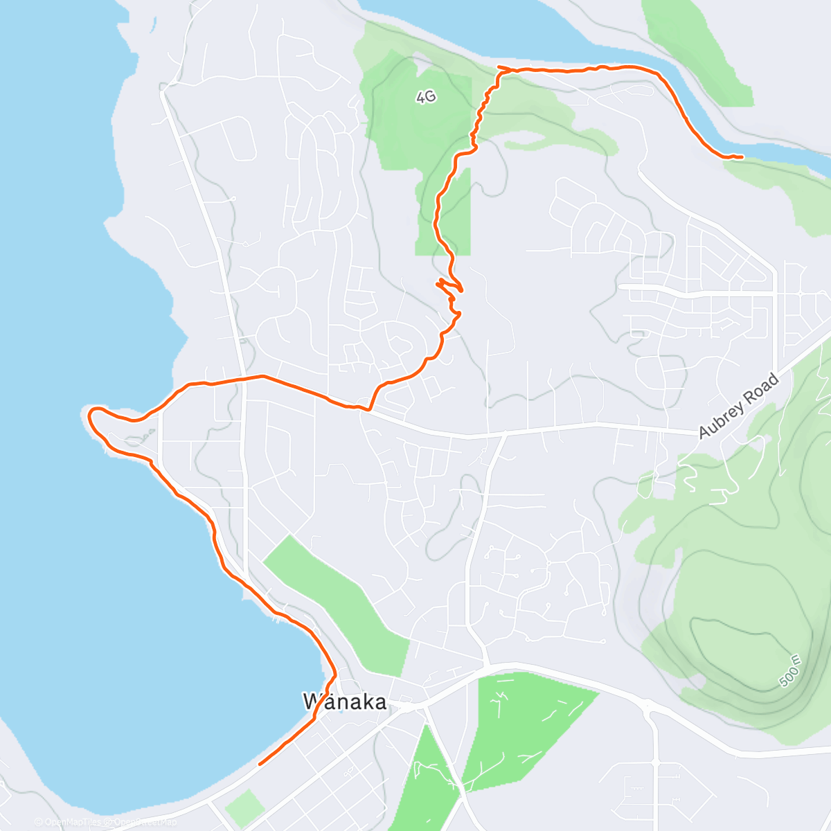 Map of the activity, (Mostly) Home from a Fishmas Session on the Clutha.
