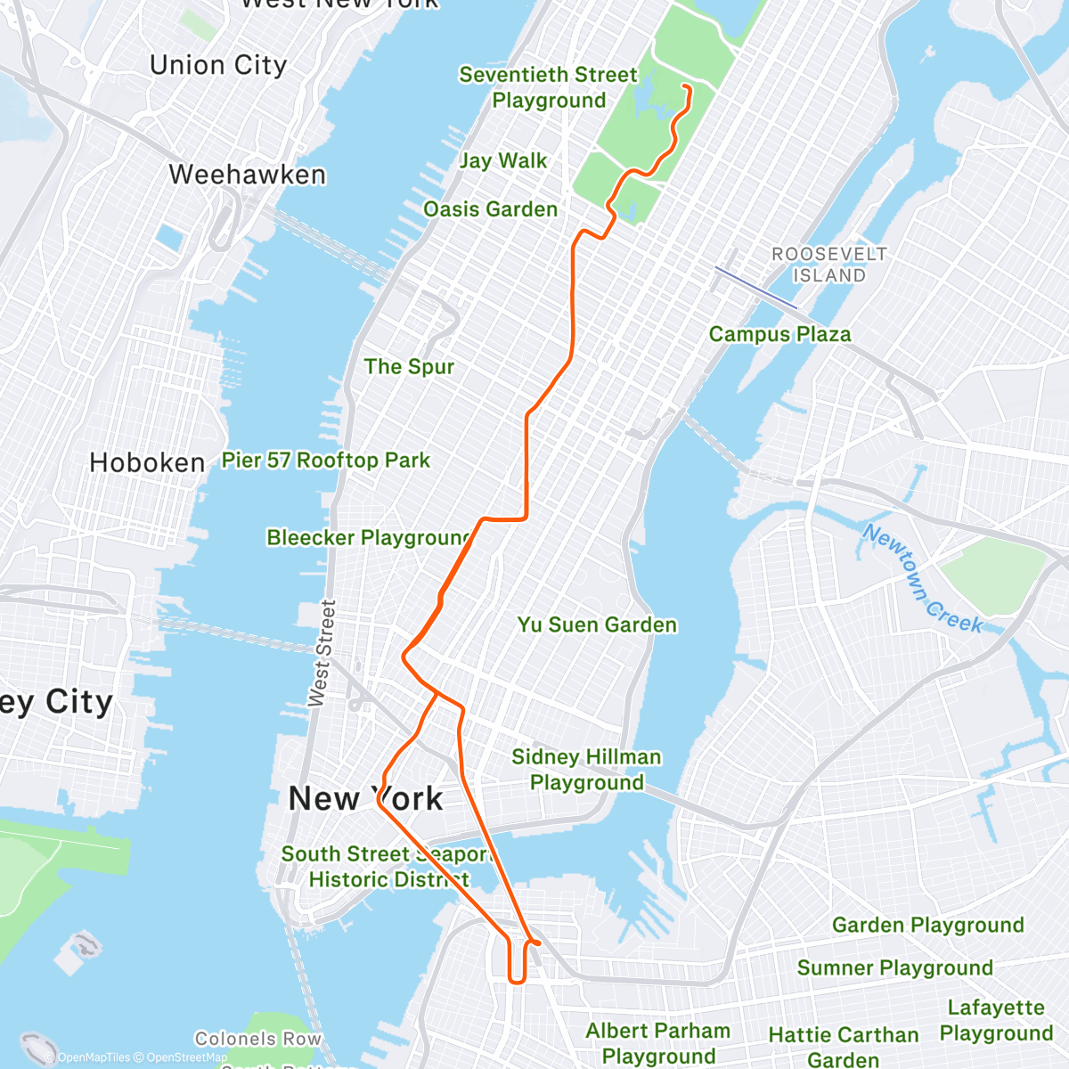 Map of the activity, Zwift - Race: Glorious Cycling Club (A) on The Double Borough in New York