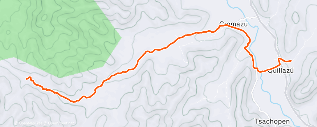 Map of the activity, Laguna Verde