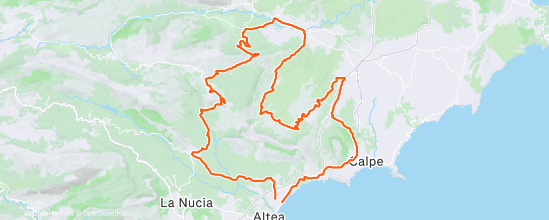 Map of the activity, Up and Downs