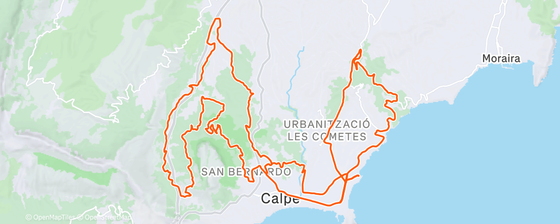 Map of the activity, Técnica con Ximo.