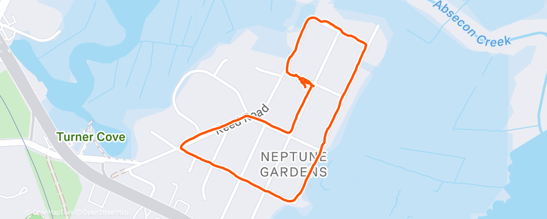 Карта физической активности (Evening Walk)