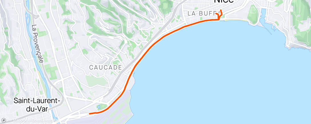 Carte de l'activité IRONMAN Training aye