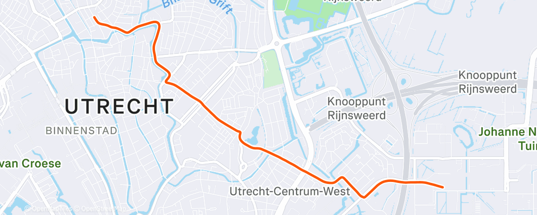 Карта физической активности (Afternoon Ride)