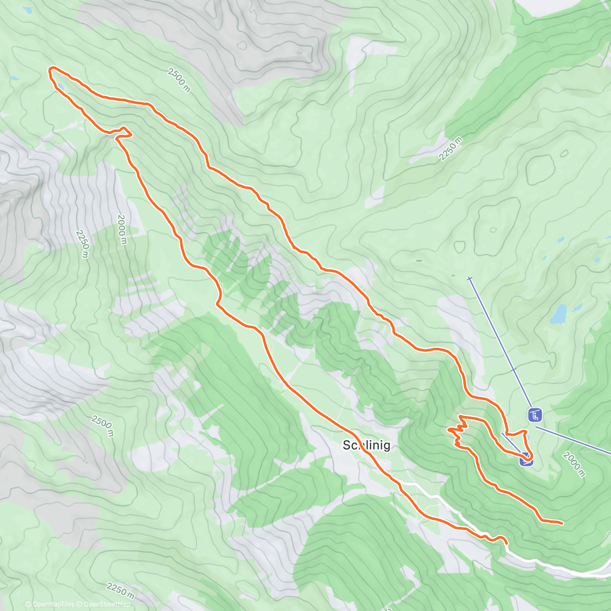 Map of the activity, Panoramaründchen