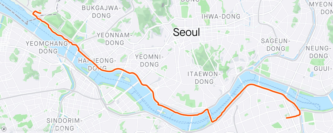 Map of the activity, [자동]출근 라이딩 12회 🎉 helog.xyz