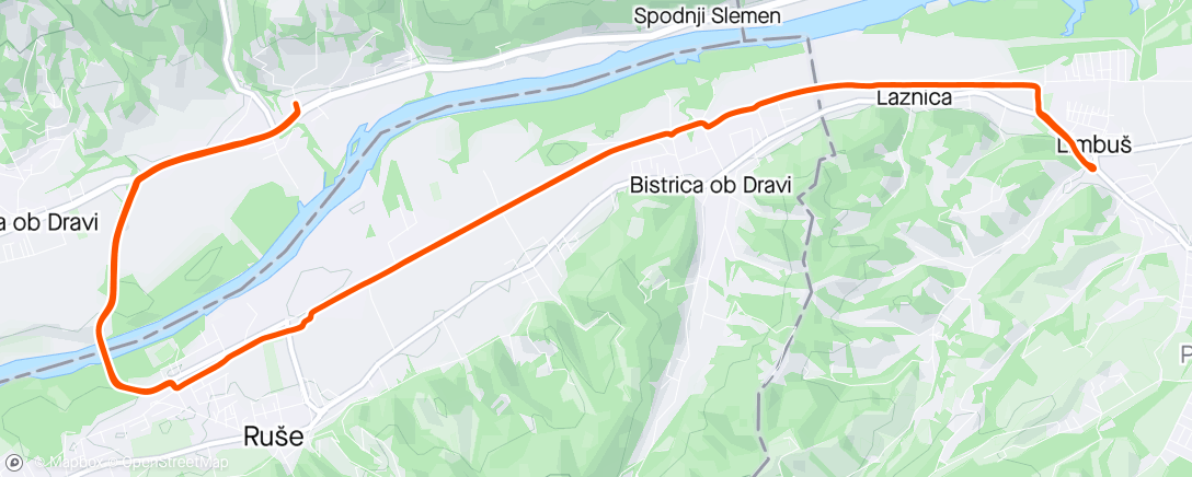 Map of the activity, Selnica ob Dravi roundtrip