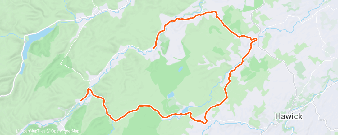 Map of the activity, Challenge 10k etapa 6