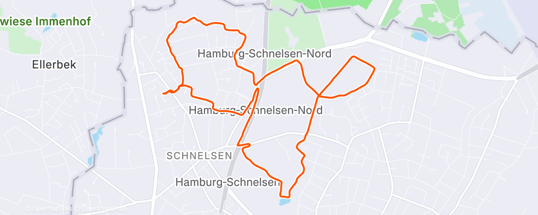 Map of the activity, Hamburg