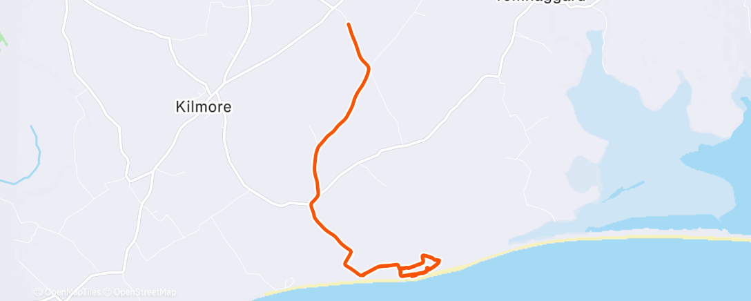 Map of the activity, Leinster CX League 🥉