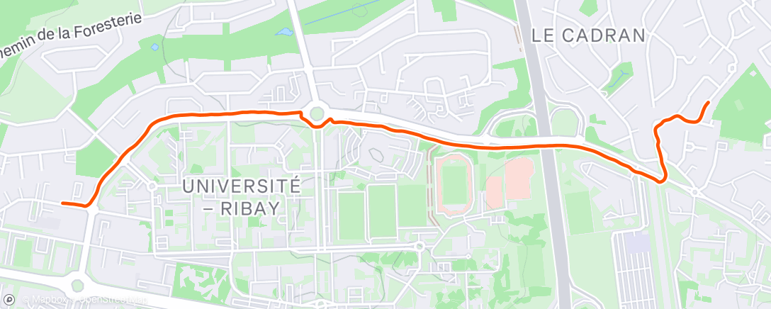 Map of the activity, Marche en soirée