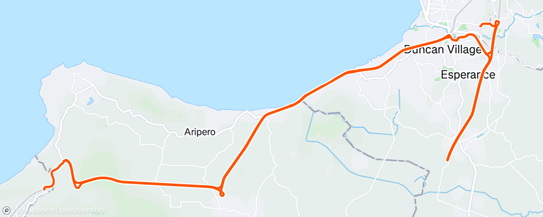 Map of the activity, Morning Ride