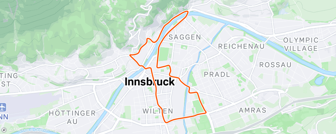 Map of the activity, Zwift - Endurance #2 on Innsbruckring in Innsbruck