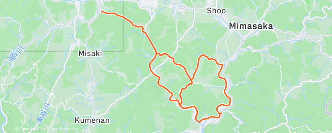 Map of the activity, Morning Ride