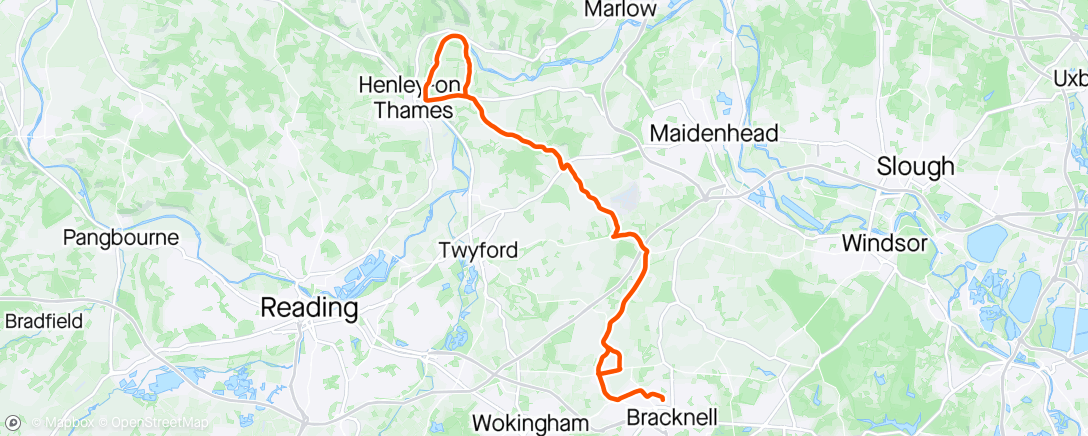 Map of the activity, Thamespath recon: first post-holiday and first 2024 sleeveless ride ☀️😊