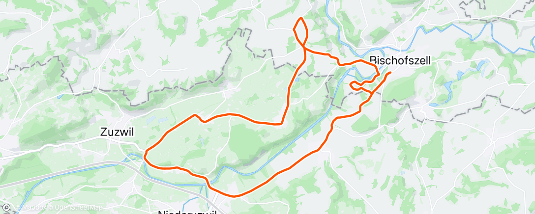Map of the activity, Fahrt am Nachmittag