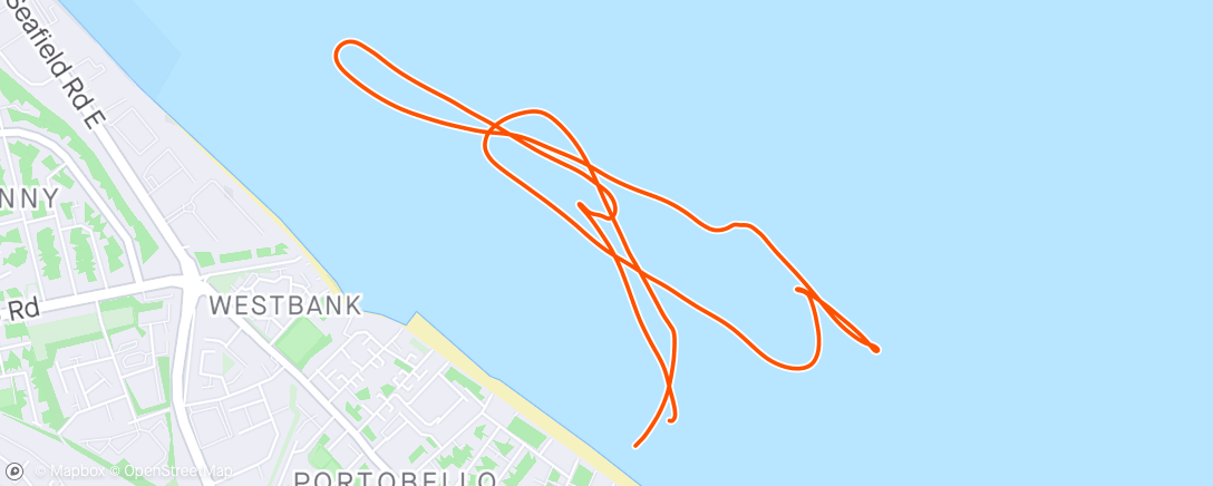 Map of the activity, Morning Row