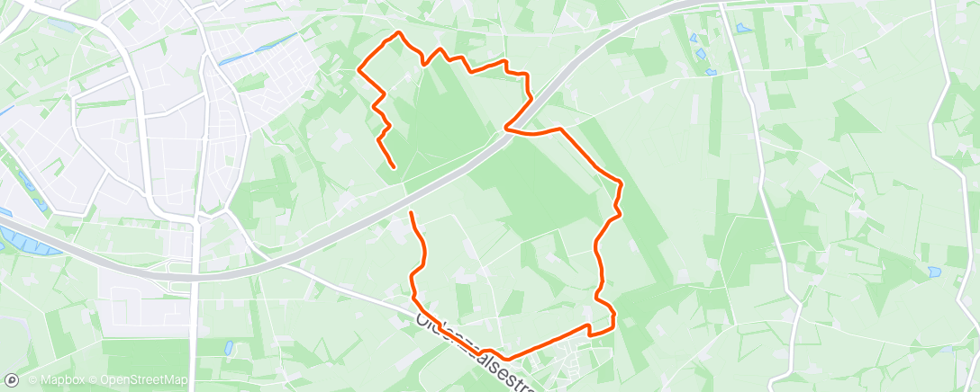 Map of the activity, Paaswandeling