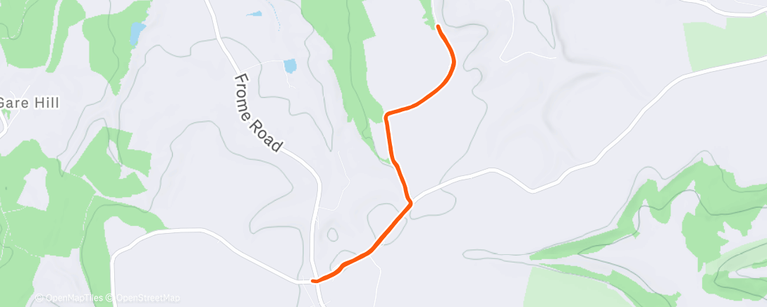 Map of the activity, 6 weeks postpartum 
Good to get out 🧌