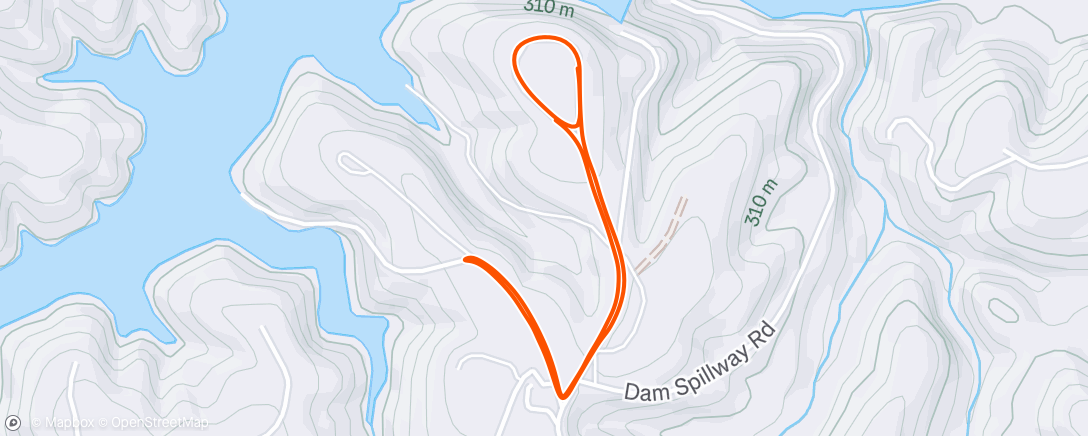 Map of the activity, Afternoon Walk