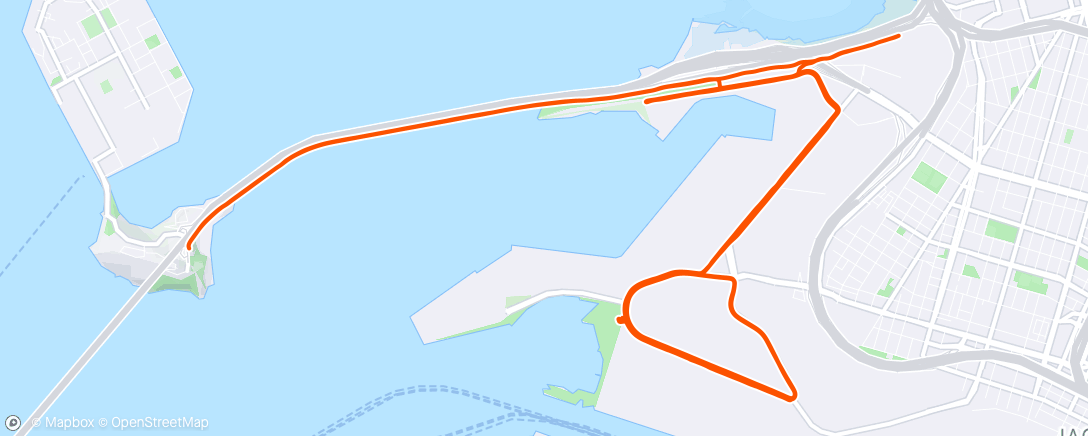 Map of the activity, Port of Oakland Ride