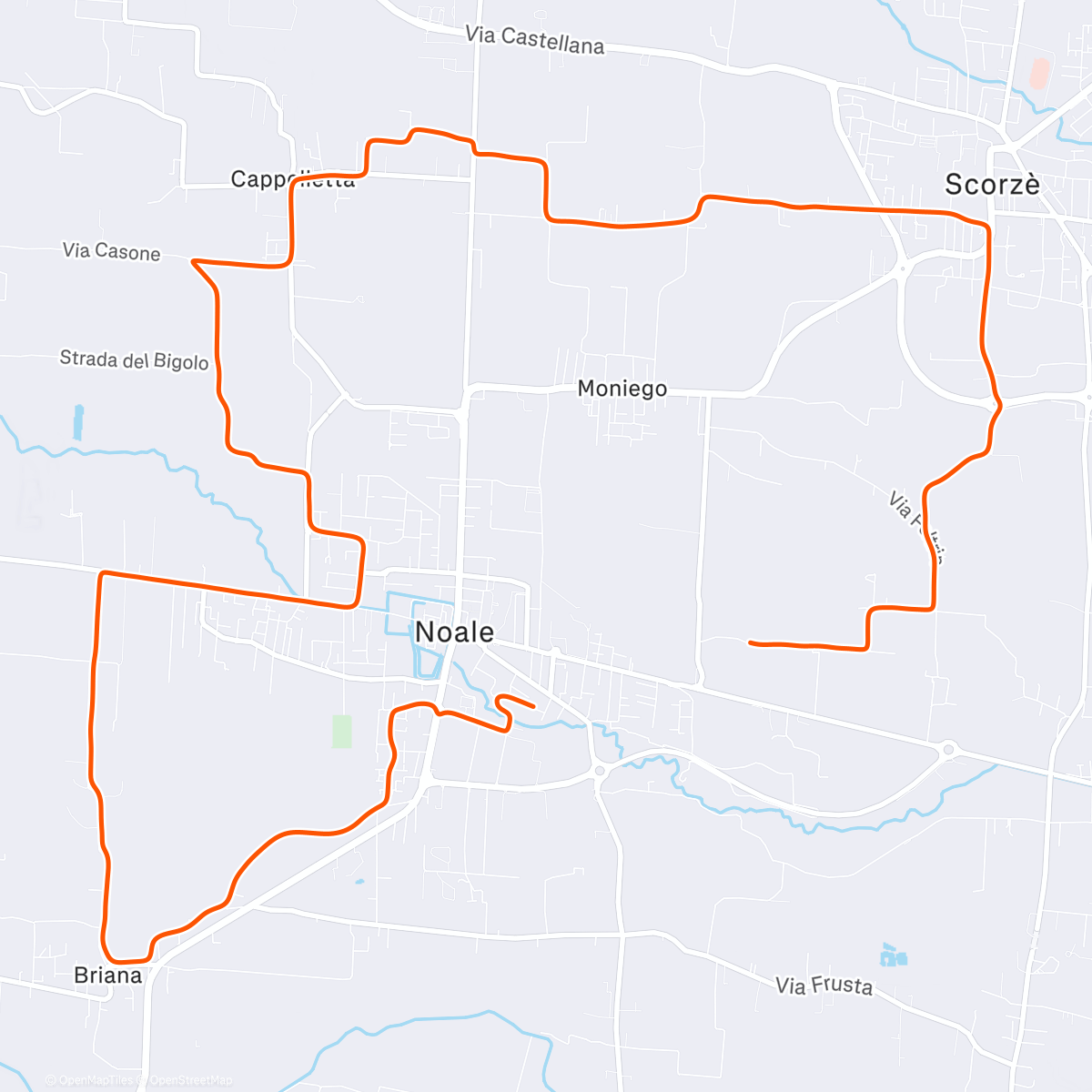 Карта физической активности (20km endurance)