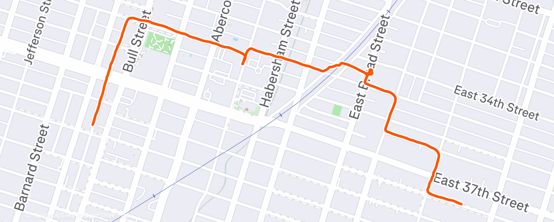 Map of the activity, Skate in to Graveface