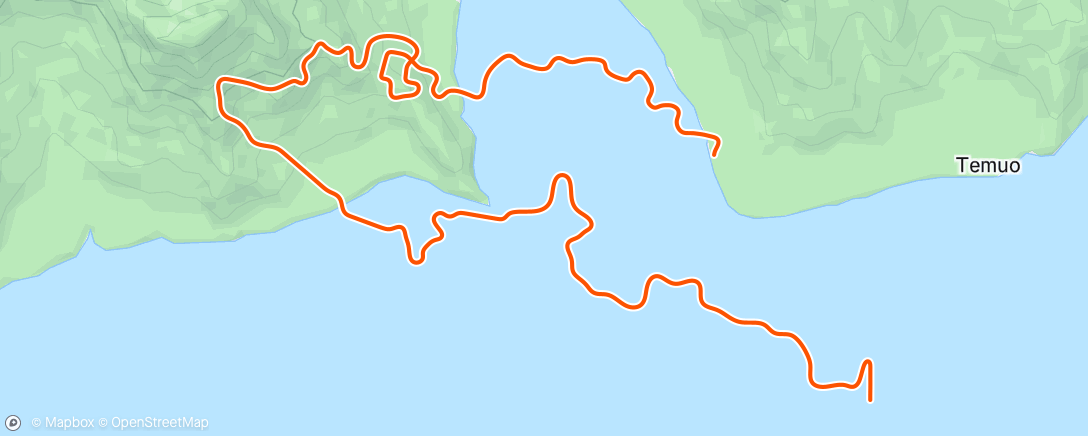 Map of the activity, Zwift - Group Workout: Sprint Booster Lite on Coastal Crown Loop in Watopia