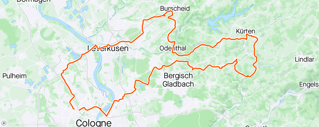Map of the activity, Bergisches Premium