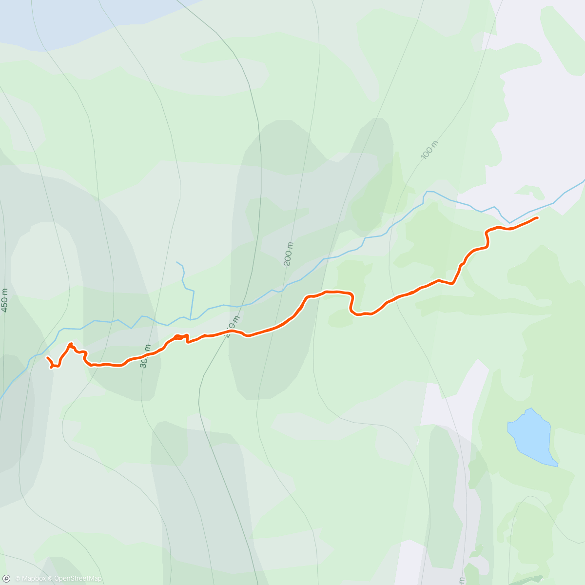 Mapa de la actividad, Múlagljúfur canyon