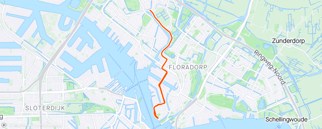 Map of the activity, Amsterdam