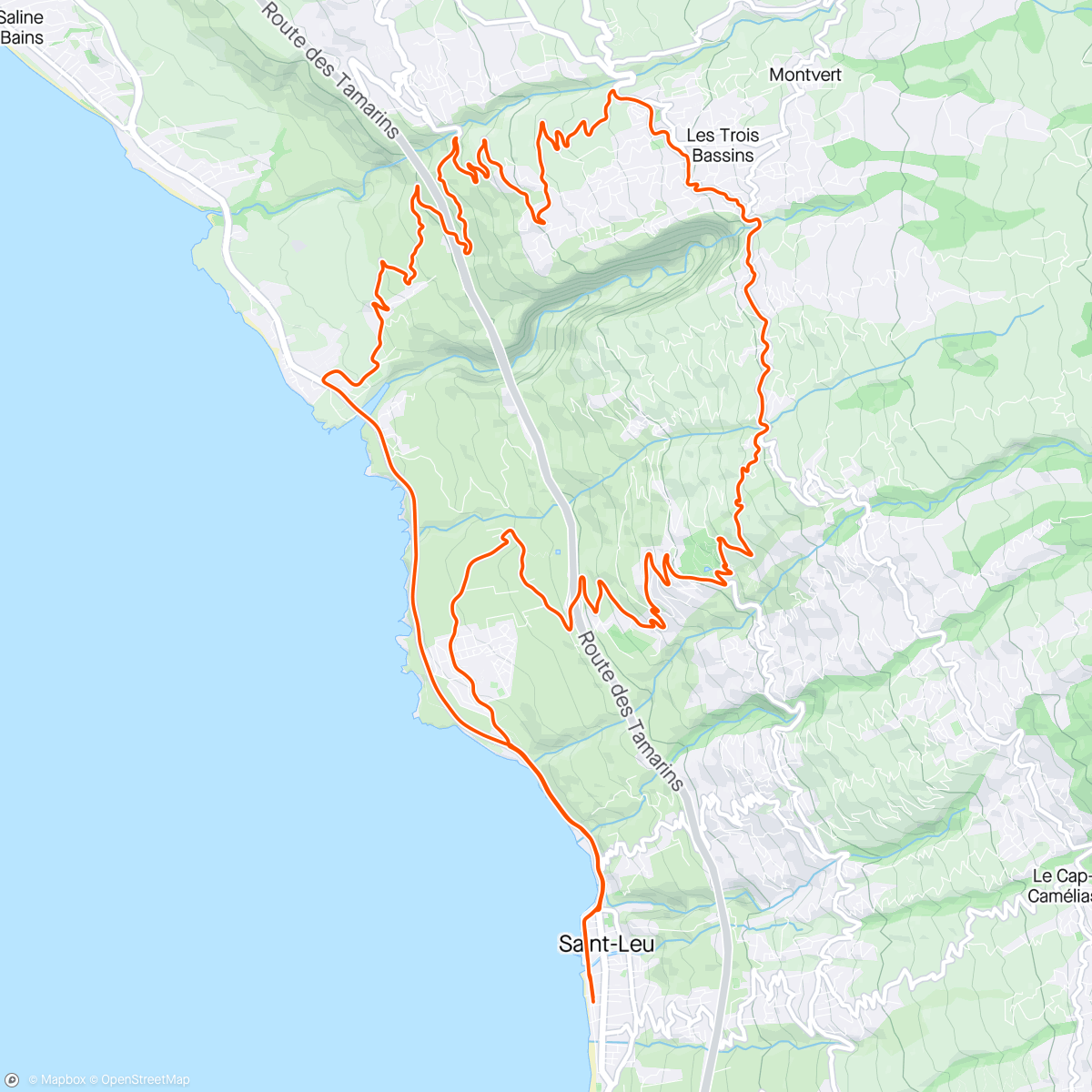 Map of the activity, Derrière mon scooter 👸🥰💪