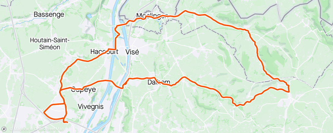 Mapa da atividade, Veille de Liège au sec 👌