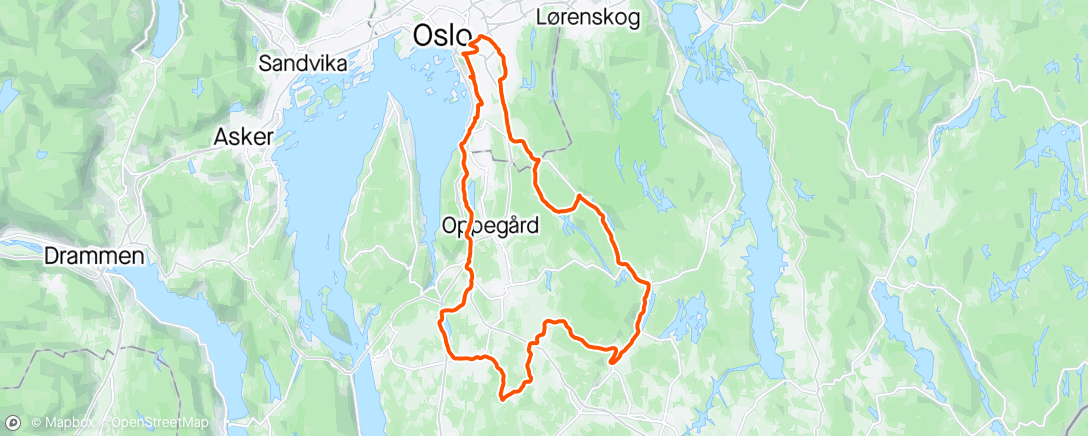 Map of the activity, Rapha X Sørensen | A Day in Hell 2024