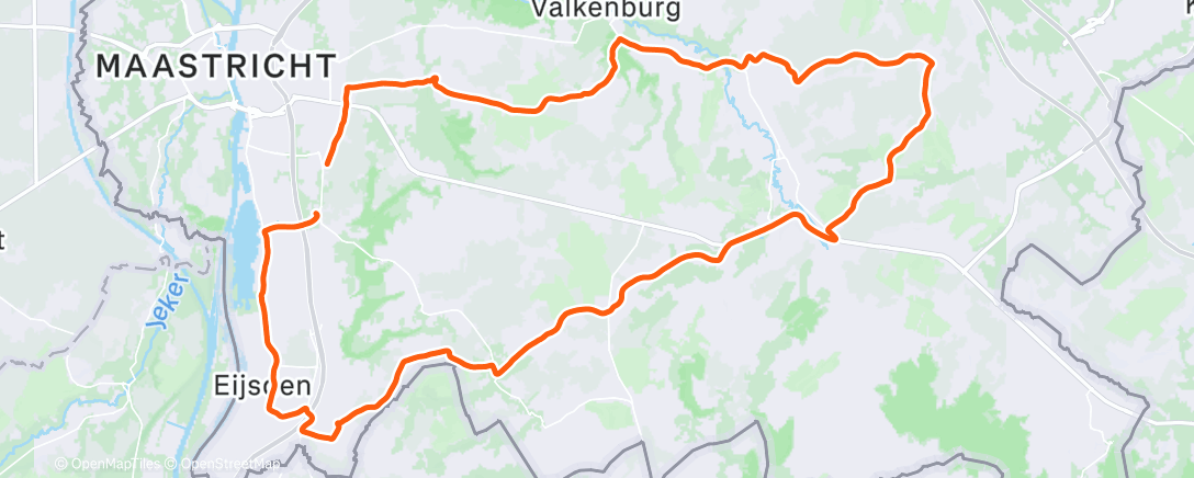 Map of the activity, Het mooiste stukje van Limburg